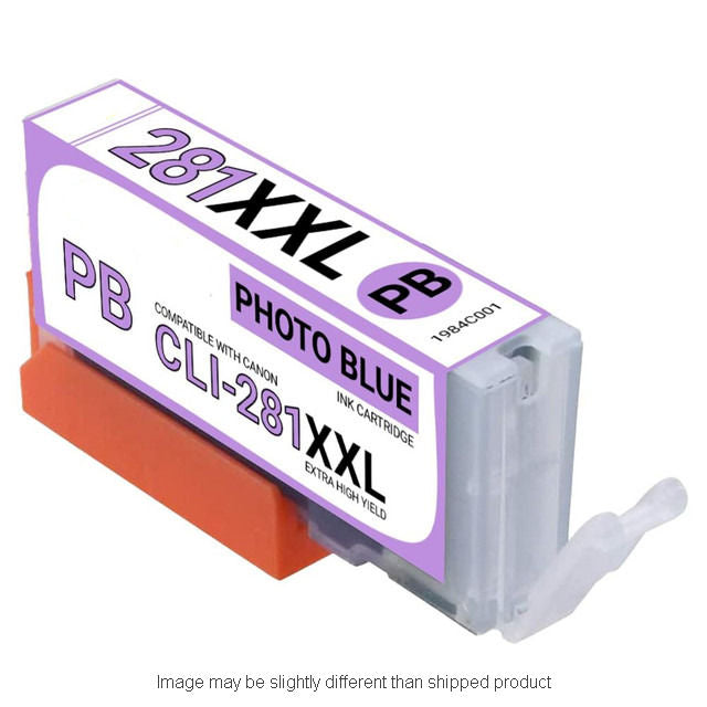 Replacement CANON 1984C001 CLI281XXL XH BLUE Ink