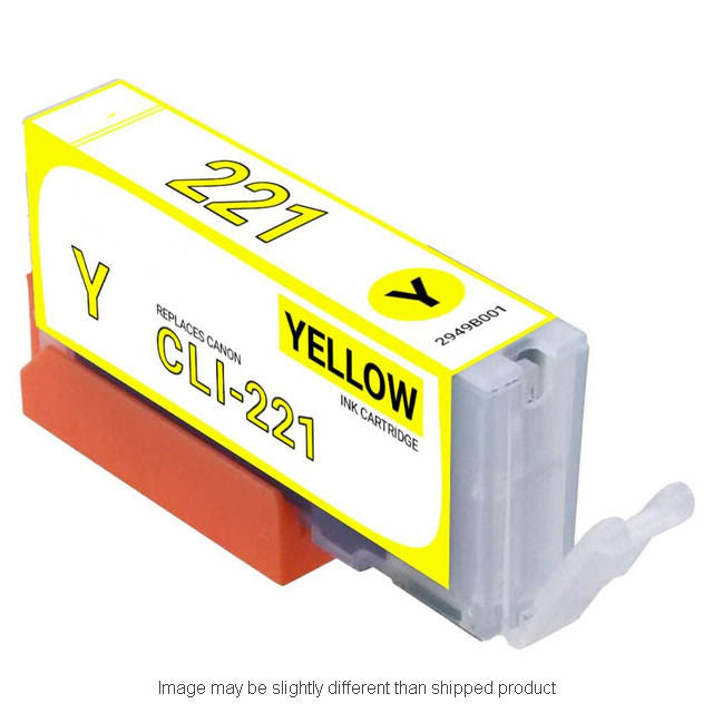 Replacement CANON 2949B001 CLI221 SD YELLOW Ink