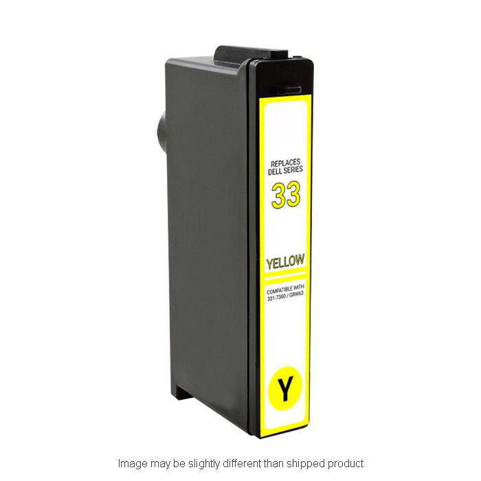 Replacement DELL 331-7380 SERIES 33 XH YELLOW Ink
