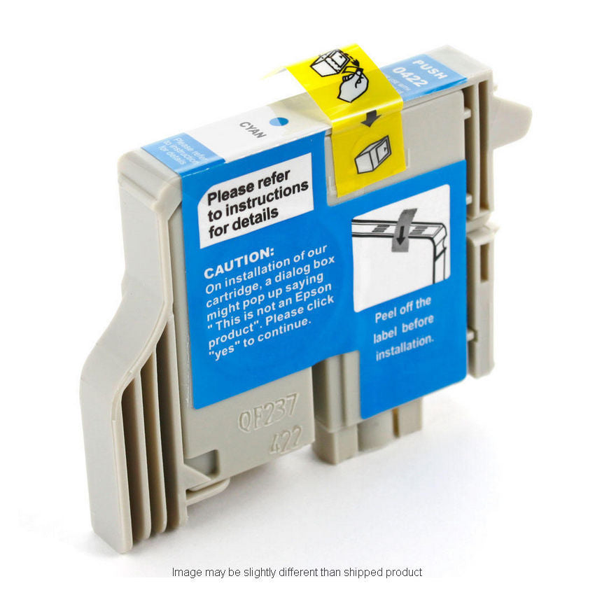 Replacement EPSON T042220 LQ-SD YLD CYAN Ink