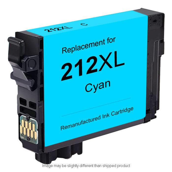 Replacement EPSON T212XL220-S HI YLD CYAN Ink