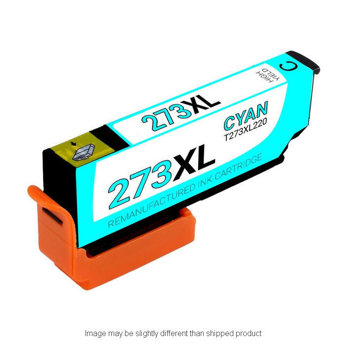 Replacement EPSON T273XL220 HI YLD CYAN Ink