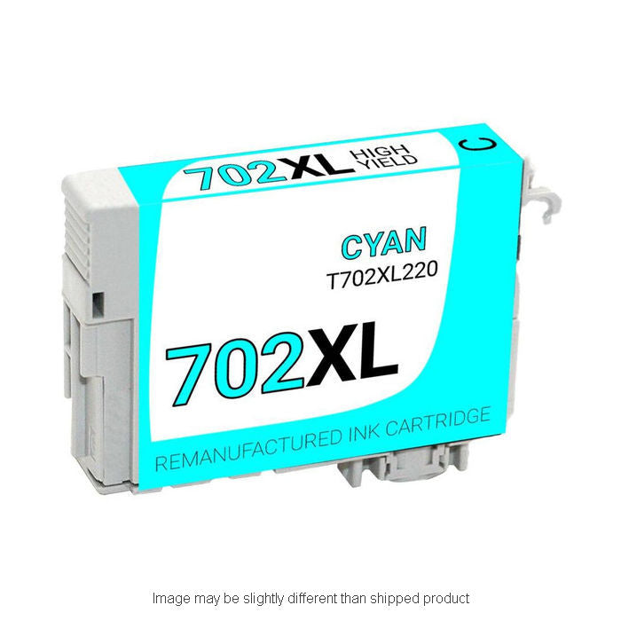 Replacement EPSON T702XL220-S HI YLD CYAN Ink