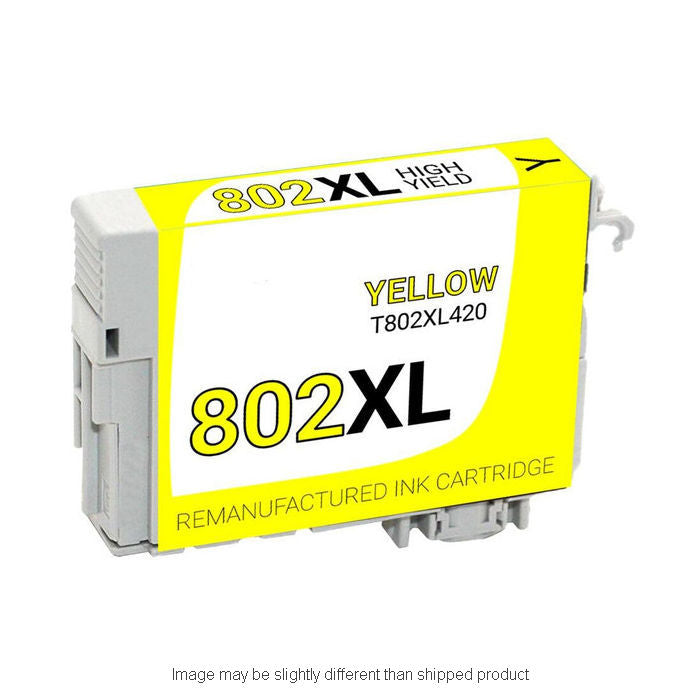 Replacement EPSON T802XL420 HI YLD YELLOW Ink