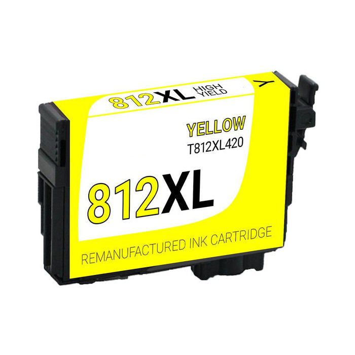 Replacement EPSON T812XL420-S HI YLD YELLOW Ink