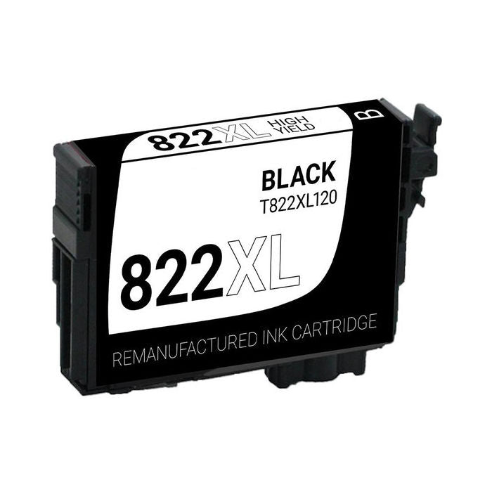 Replacement EPSON T822XL120-S HI YLD BLACK Ink