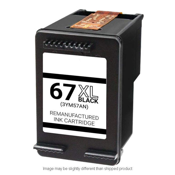 Replacement HP 3YM57AN #67XL HI YLD BLACK Ink