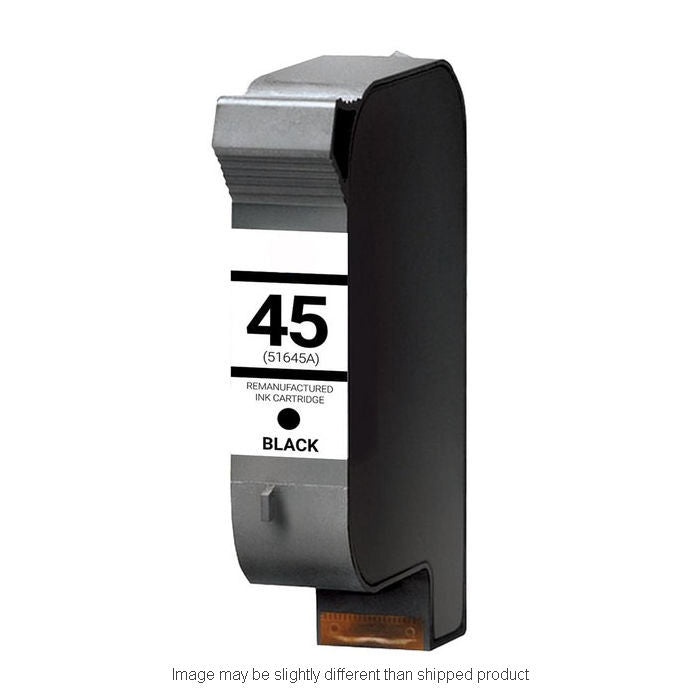 Replacement HP 51645A #45 SD YLD BLACK Ink