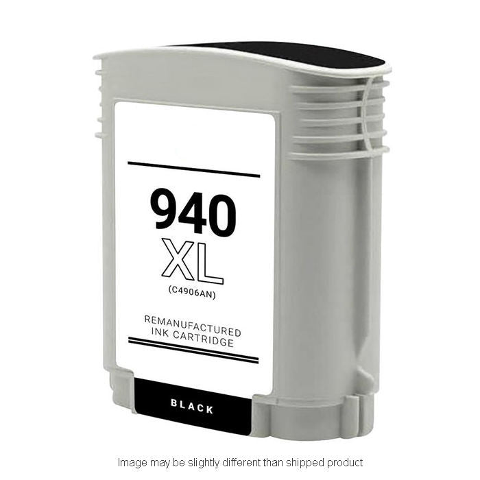Replacement HP C4906AN #940XL HI BLACK Ink