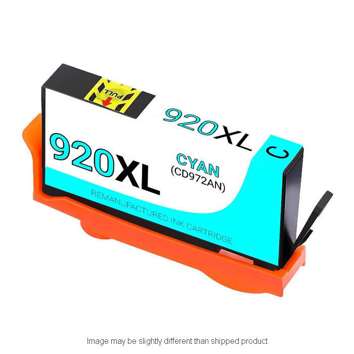 Replacement HP CD972AN #920XL HI CYAN Ink