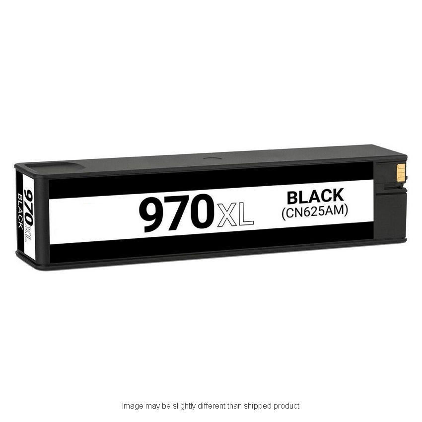 Replacement HP CN625AM #970XL HI BLACK Ink