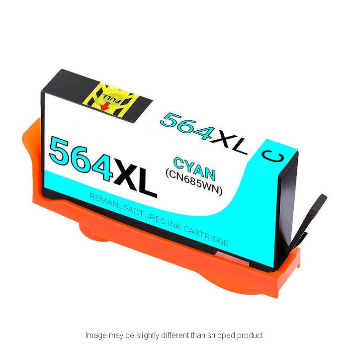 Replacement HP CN685WN #564XL HI CYAN Ink