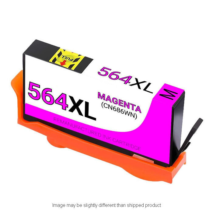 Replacement HP CN686WN #564XL HI MAGENTA Ink