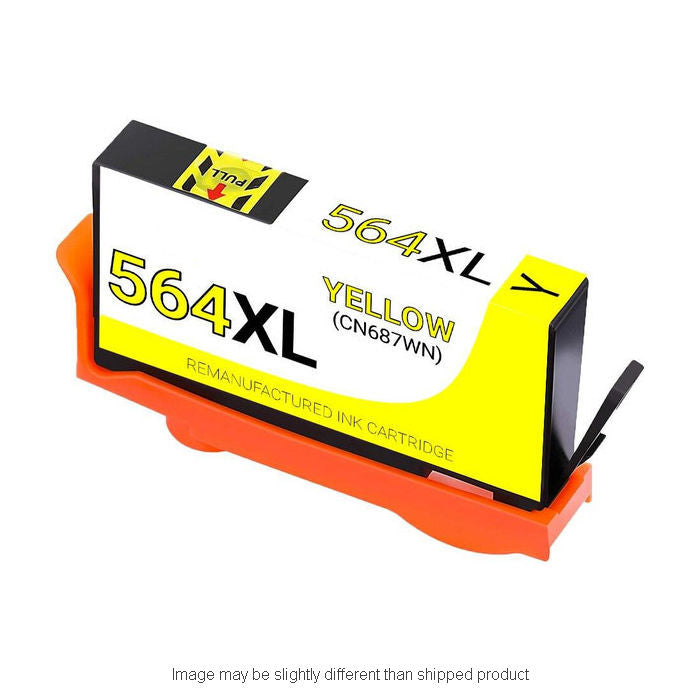 Replacement HP CN687WN #564XL HI YELLOW Ink