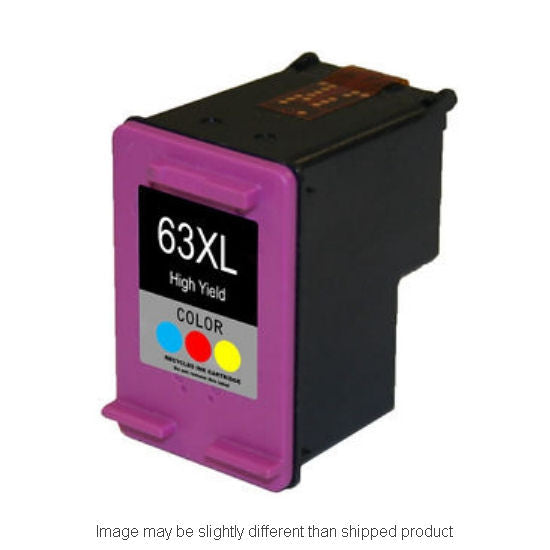Replacement HP F6U63AN #63XL HI TRI-COLOR Ink
