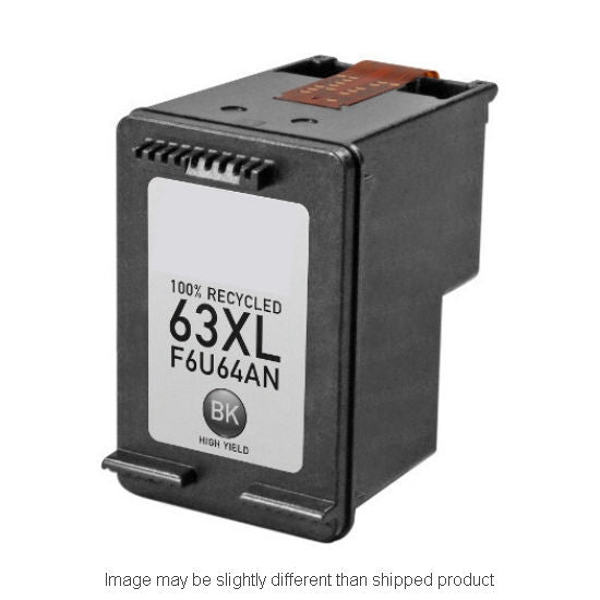 Replacement HP F6U64AN #63XL HI YLD BLACK Ink