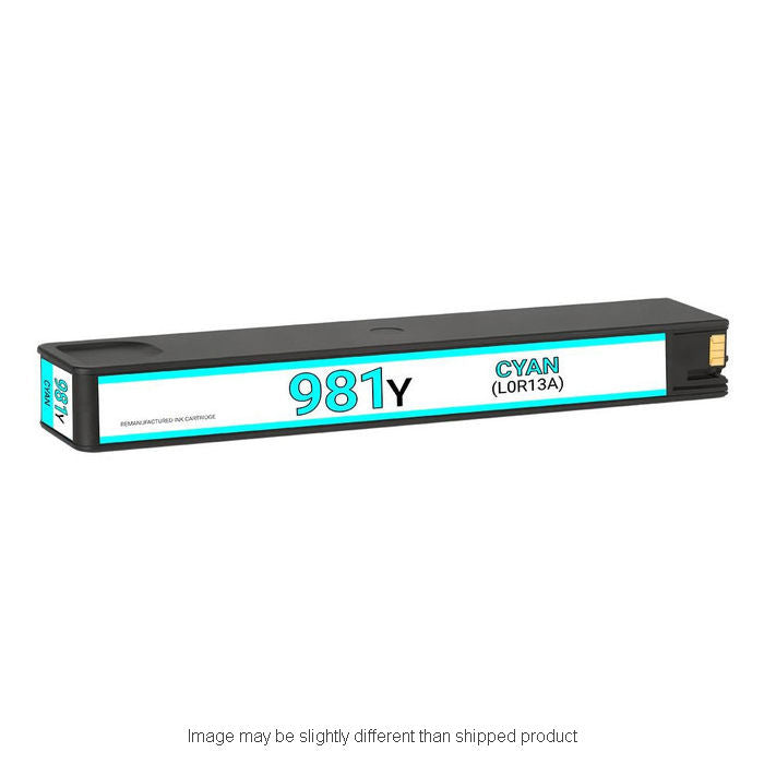 Replacement HP L0R13A #981Y XH CYAN Ink