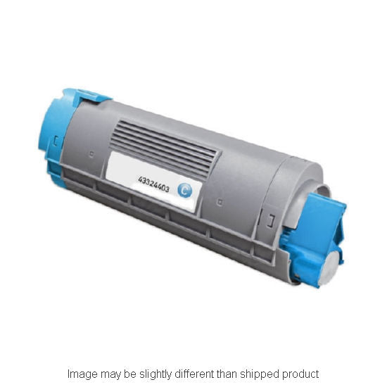 Replacement OKIDATA 43324403 HI YLD CYAN Toner