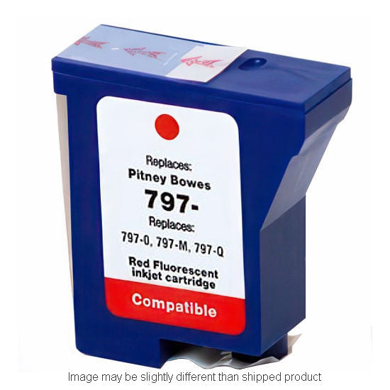 Replacement PITNEY BOWES 7970 FLUORESCENT RED Ink