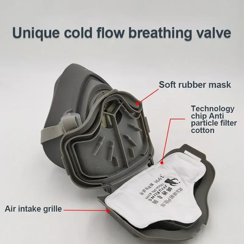 Respirator silicone face seal