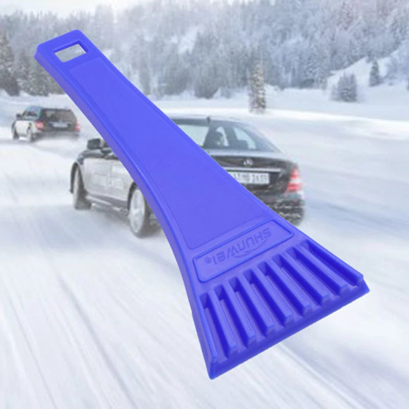 Car snow shovel and ice scraper