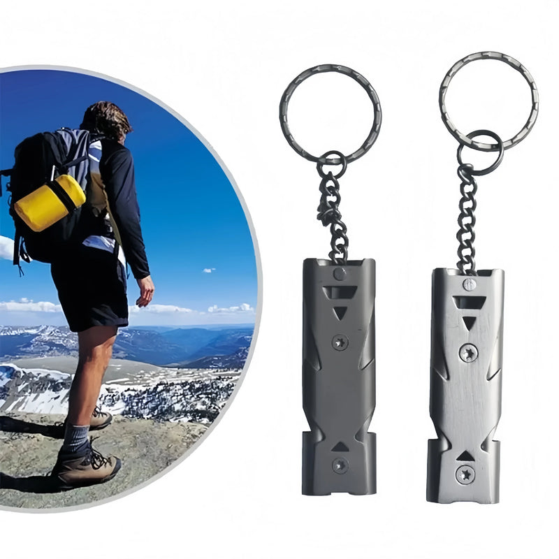 High-Decibel Survival Whistle Keychain, view 4
