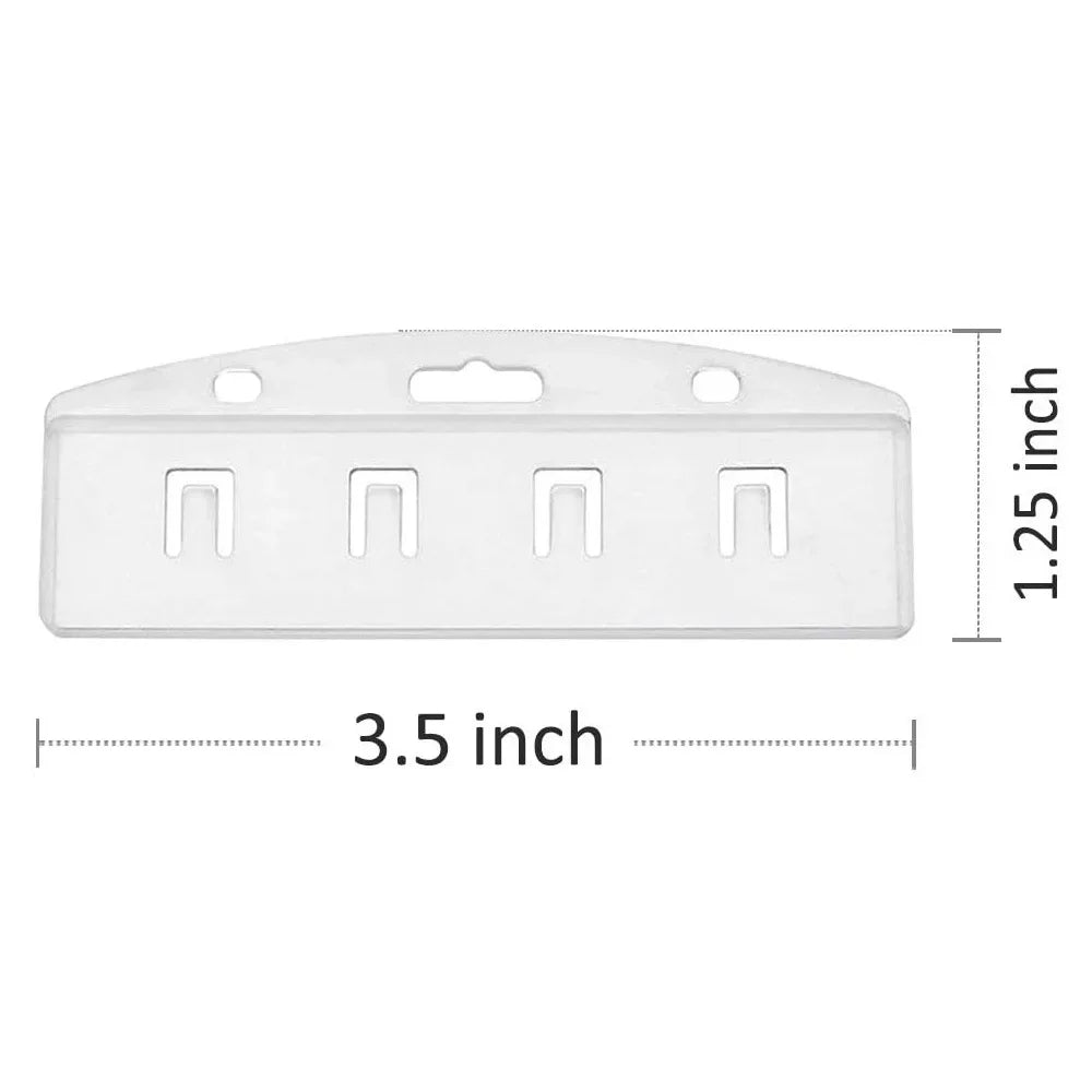 Badge holder with card