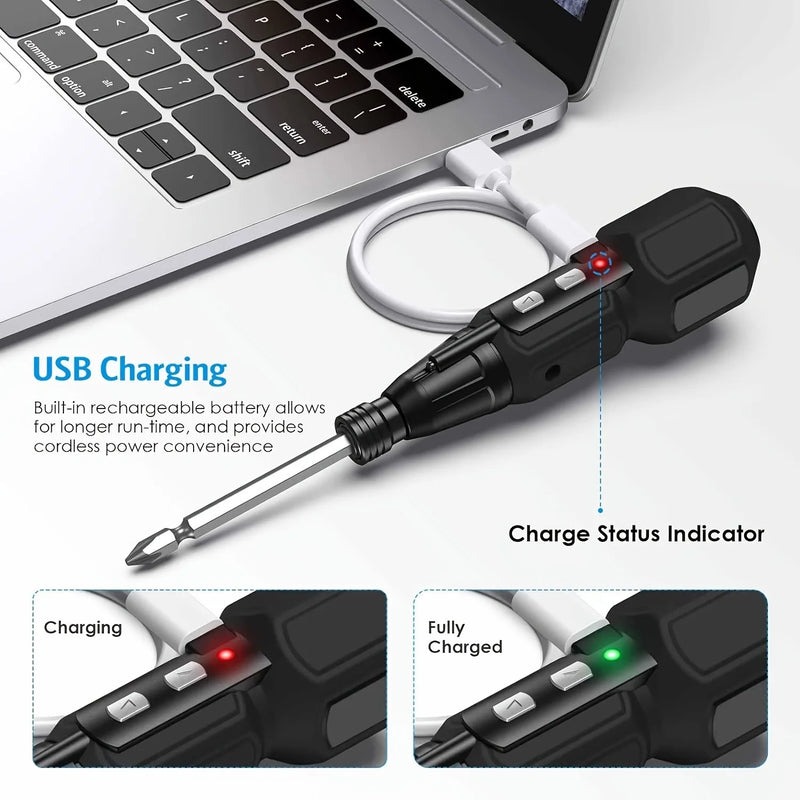 Cordless Electric Screwdriver, Quick Release