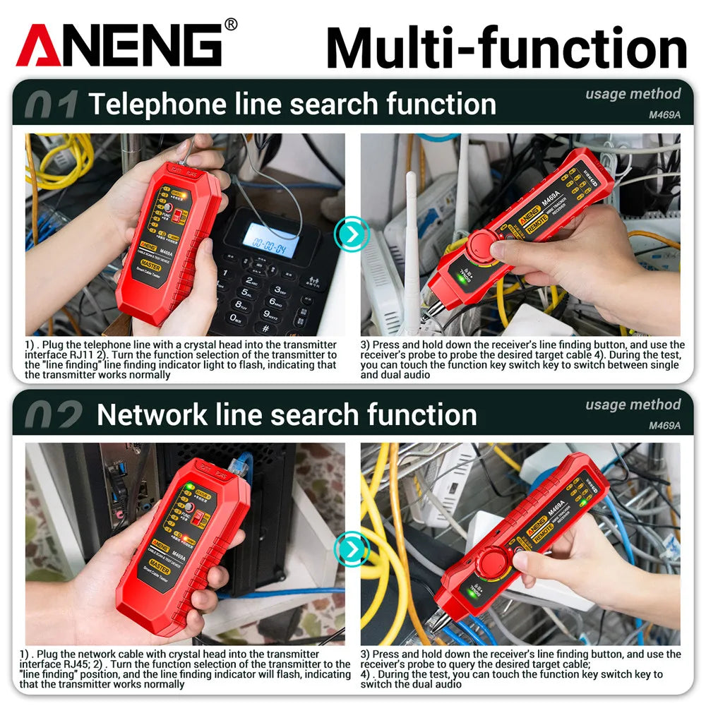 Network Cable Tester with Tracer, view 5