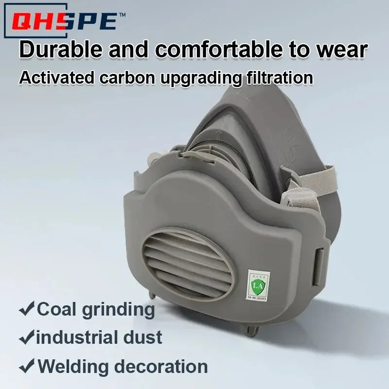 Respirator worn
