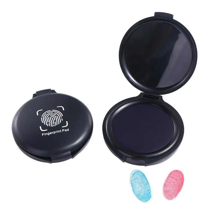 Notary thumbprint ink pad in compact case