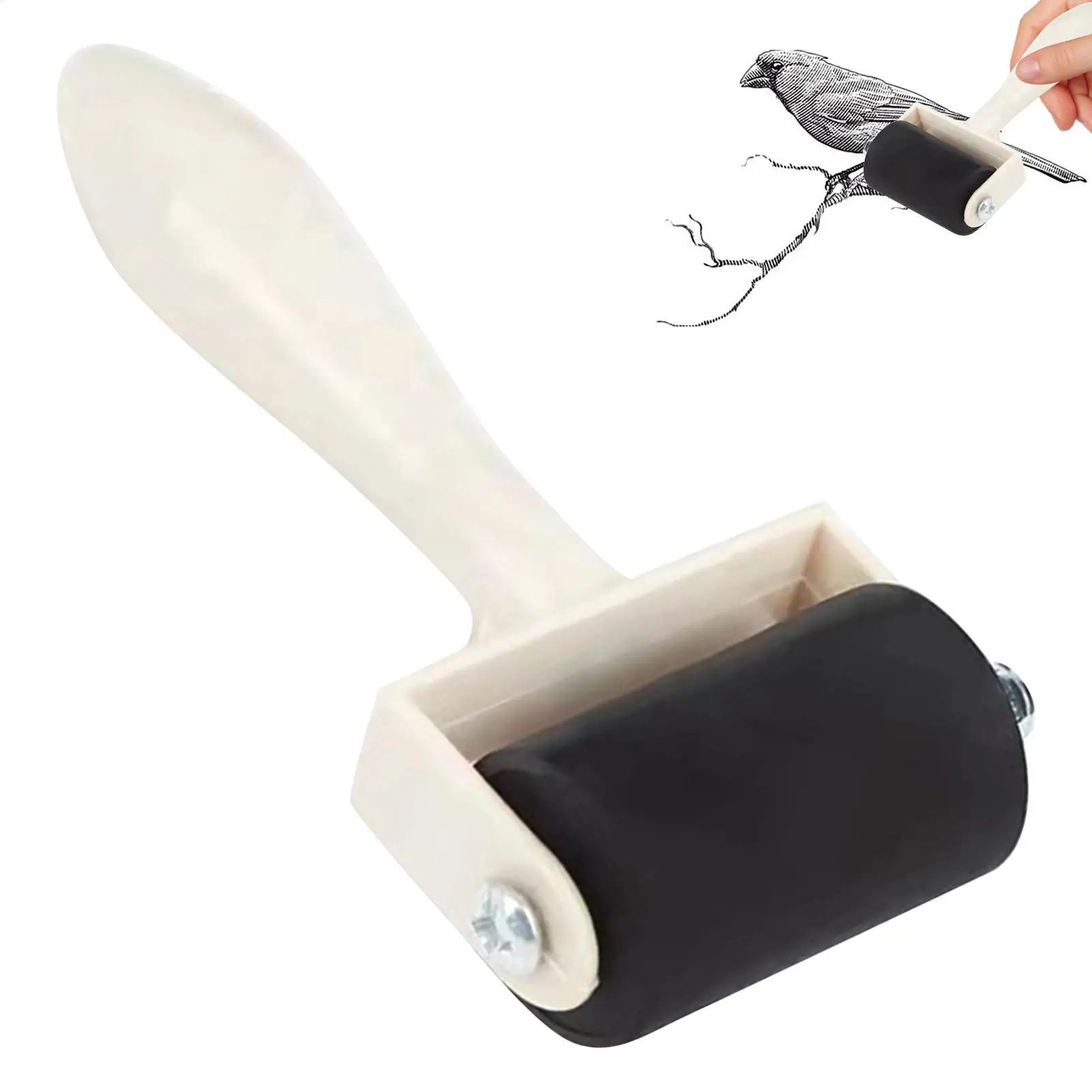 Brayer roller detail