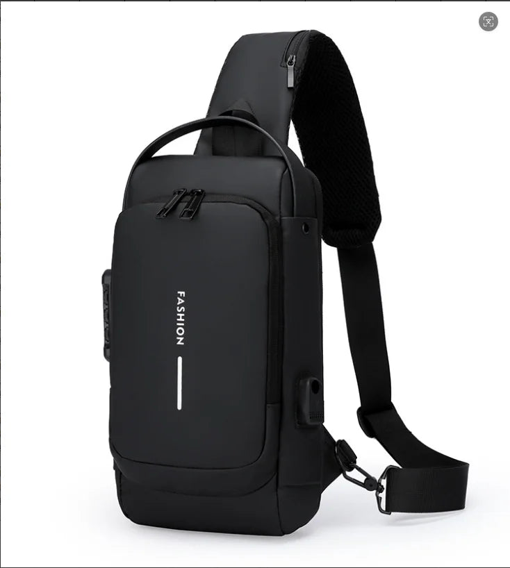 Anti-Theft Crossbody Bag with Lock, view 5