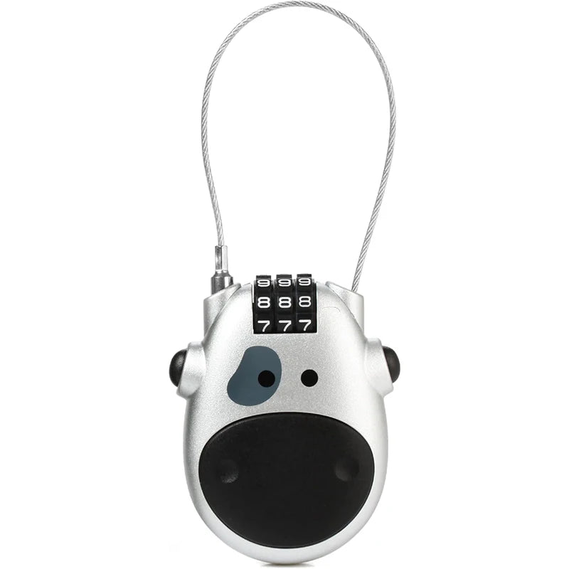 3-digit combination cable lock