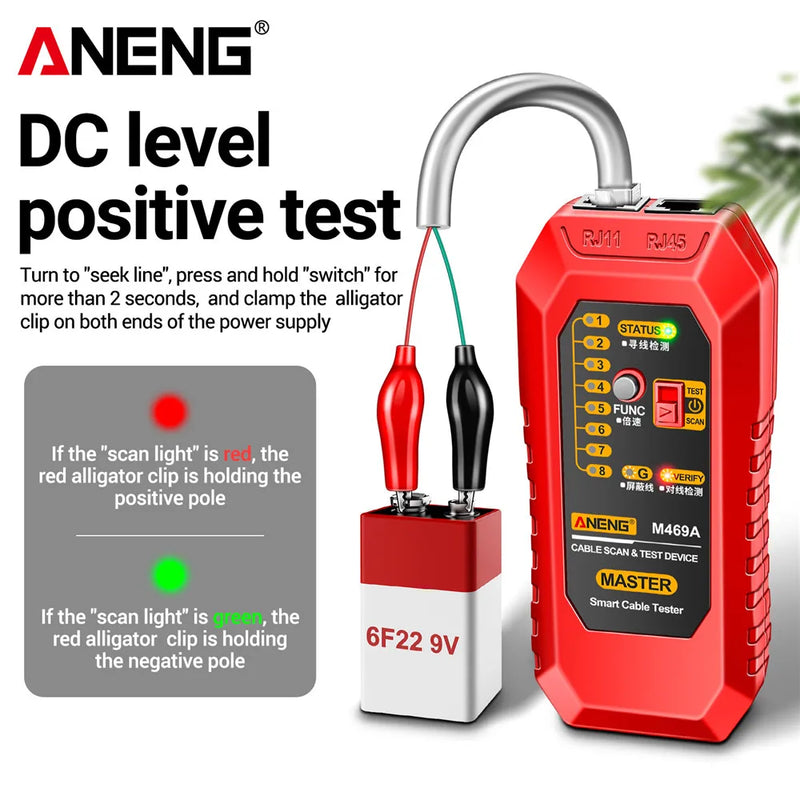 Network Cable Tester with Tracer, view 2