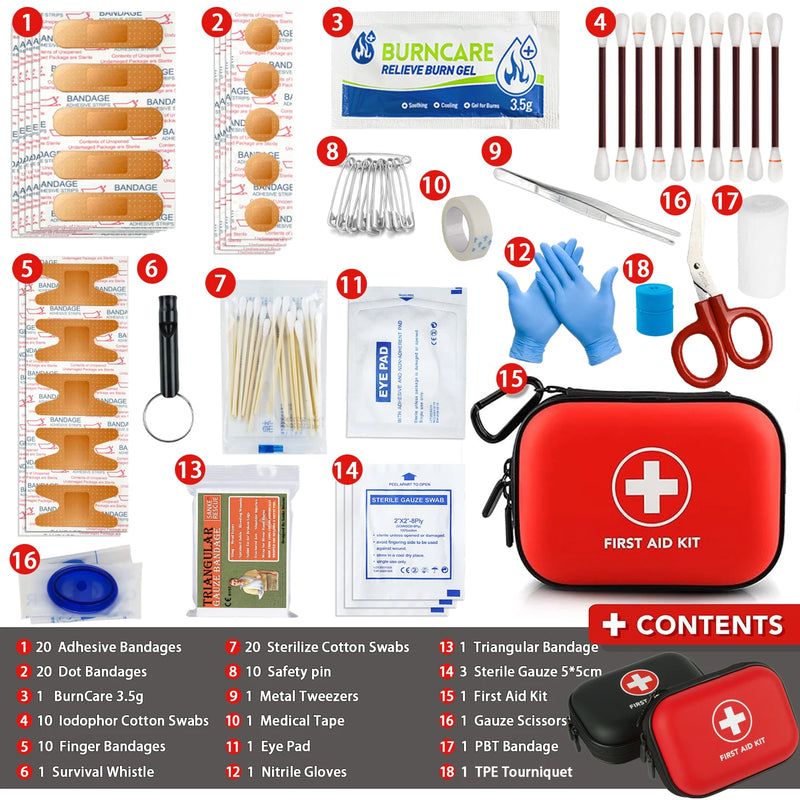 Multi-purpose first aid kit in a carry bag