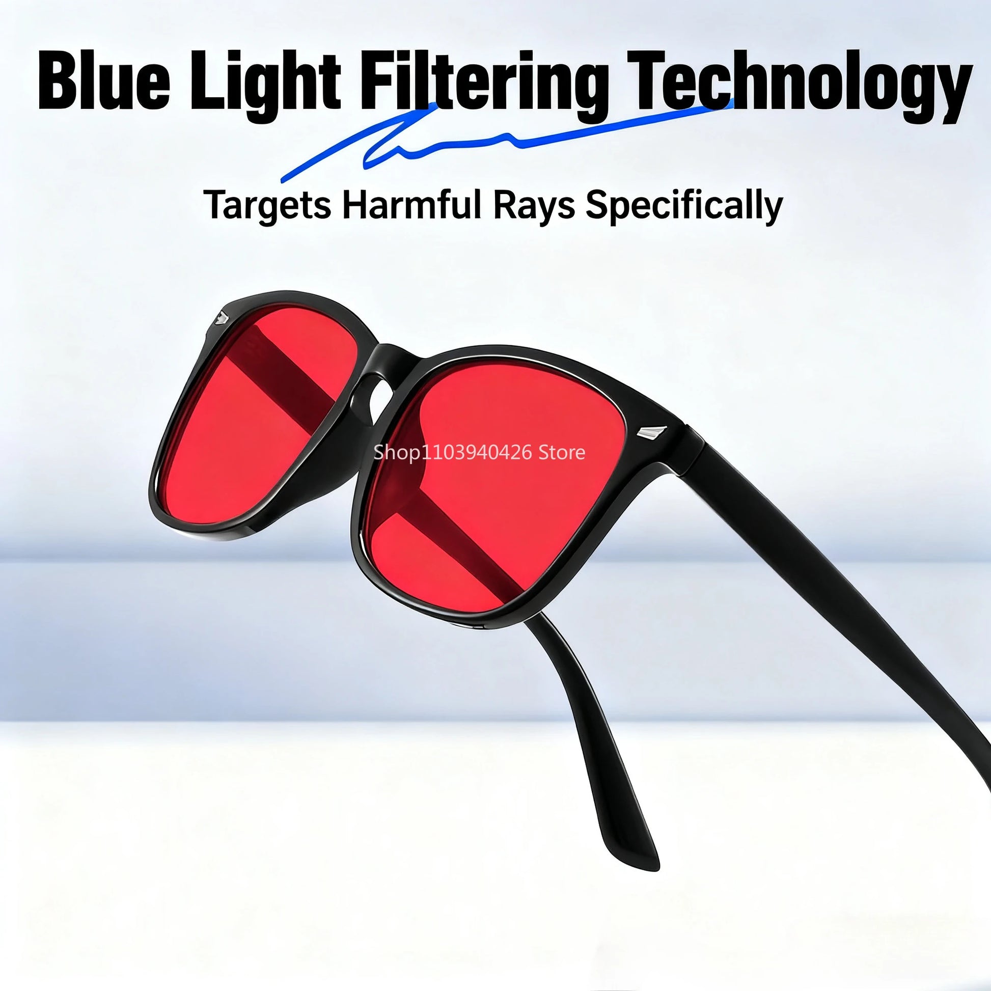 Glasses in use at a laptop