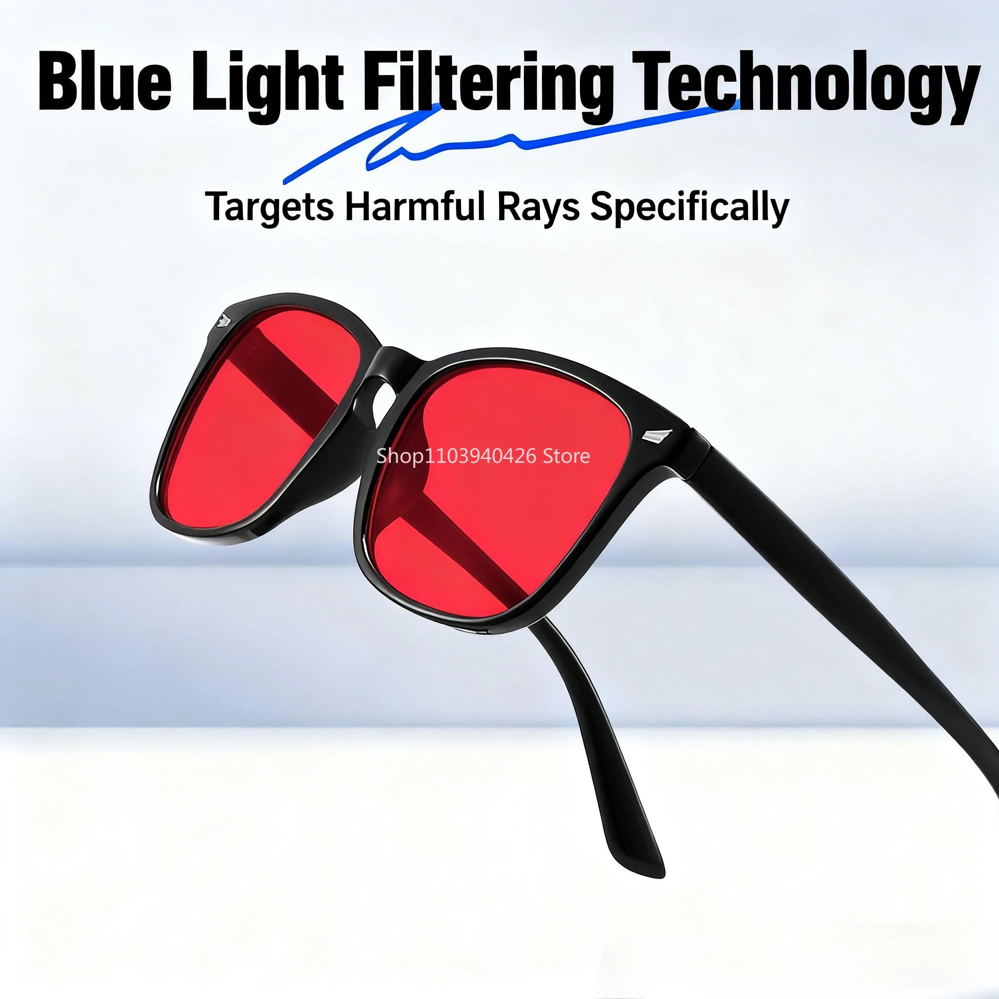 Glasses in use at a laptop