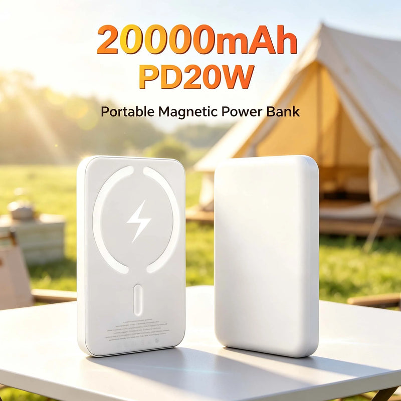 Magnetic power bank 20000 mAh