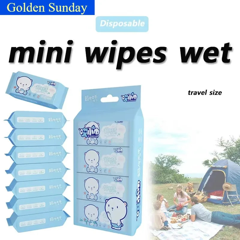 Disposable hand wipes 64 pack