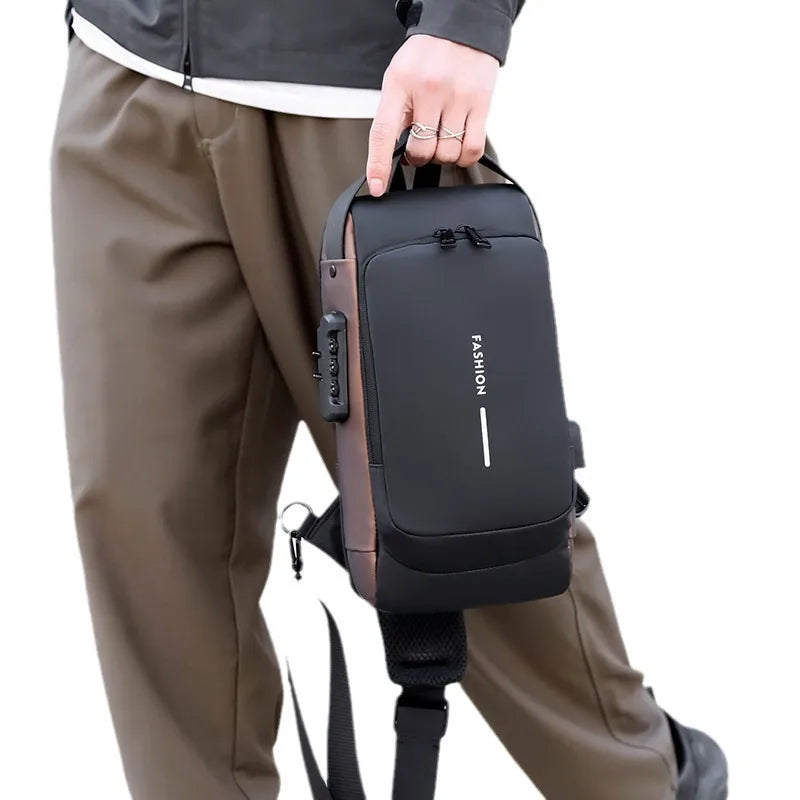 Anti-Theft Crossbody Bag with Lock, view 4