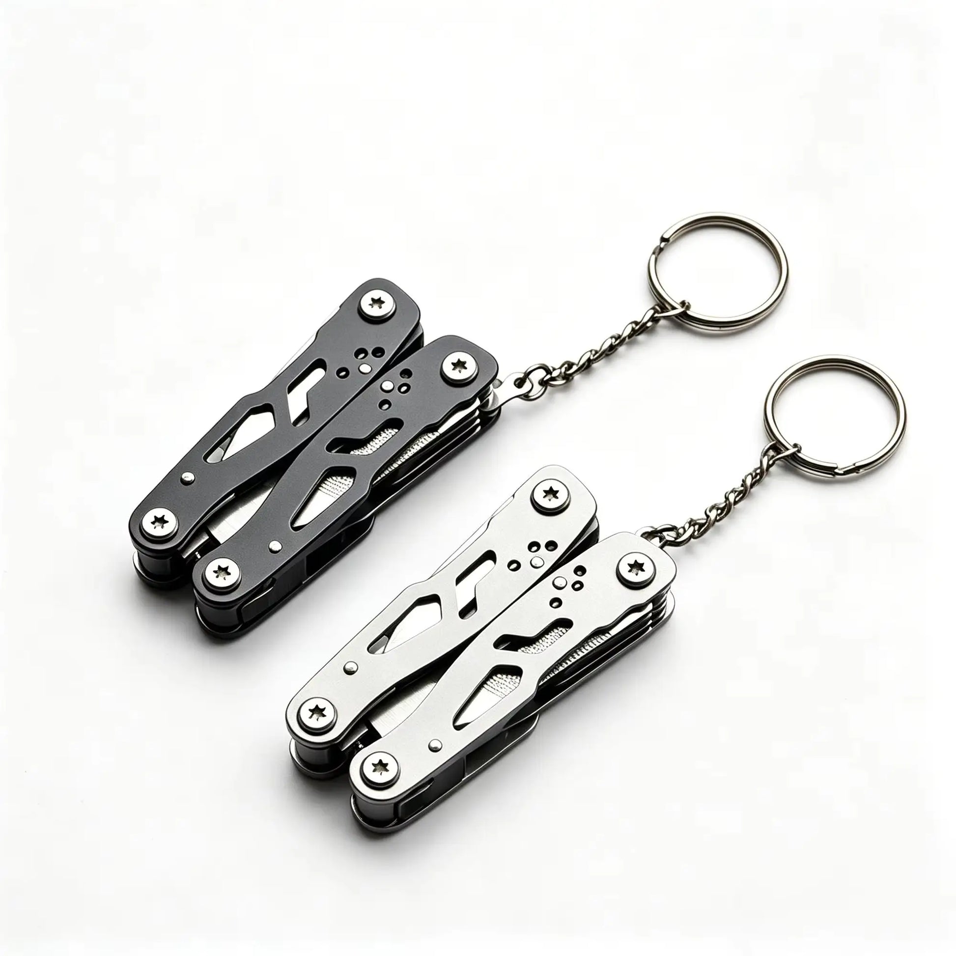 Folding stainless steel multi-tool pliers