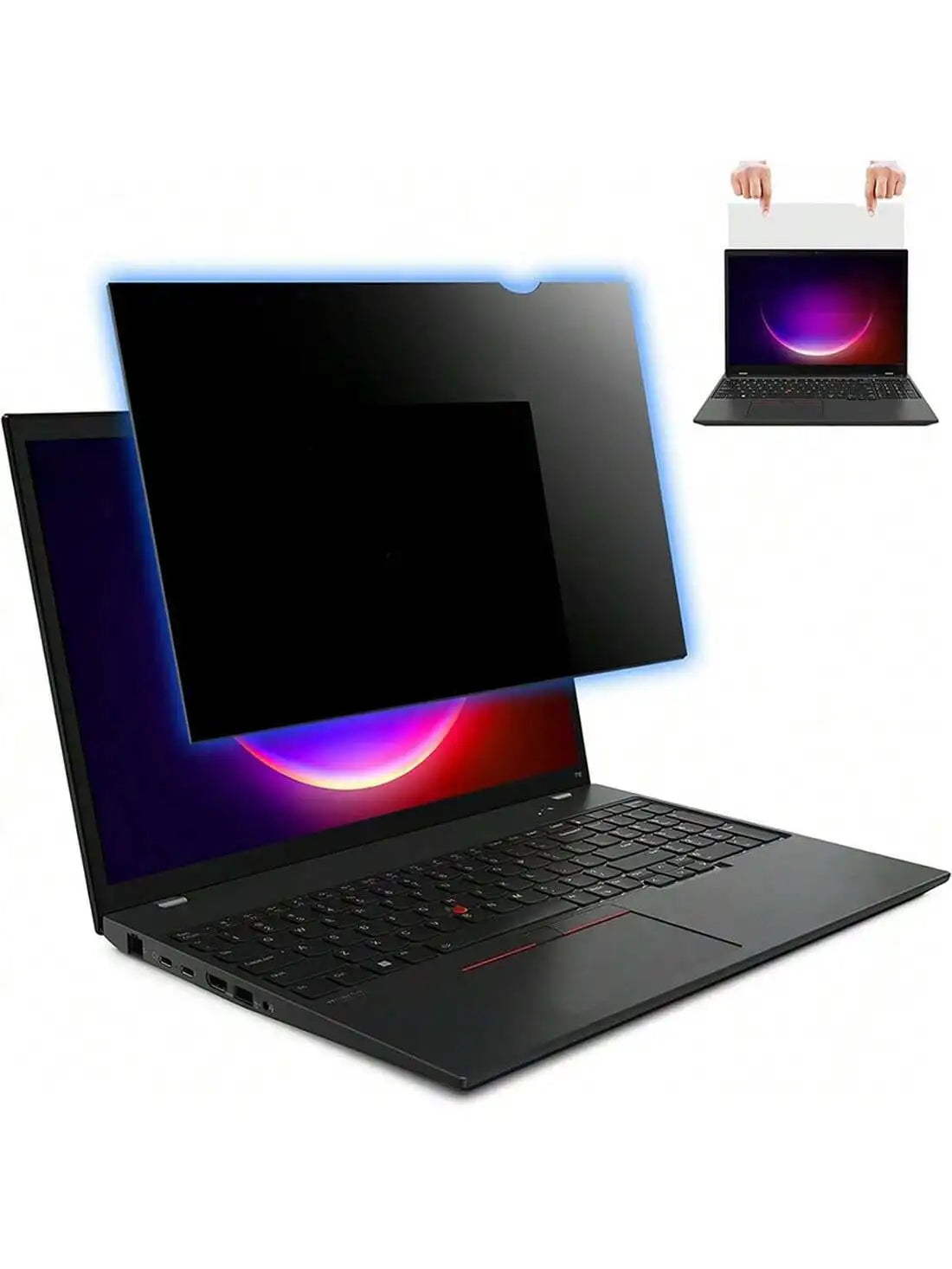 Laptop Privacy Filter for Signer Sessions