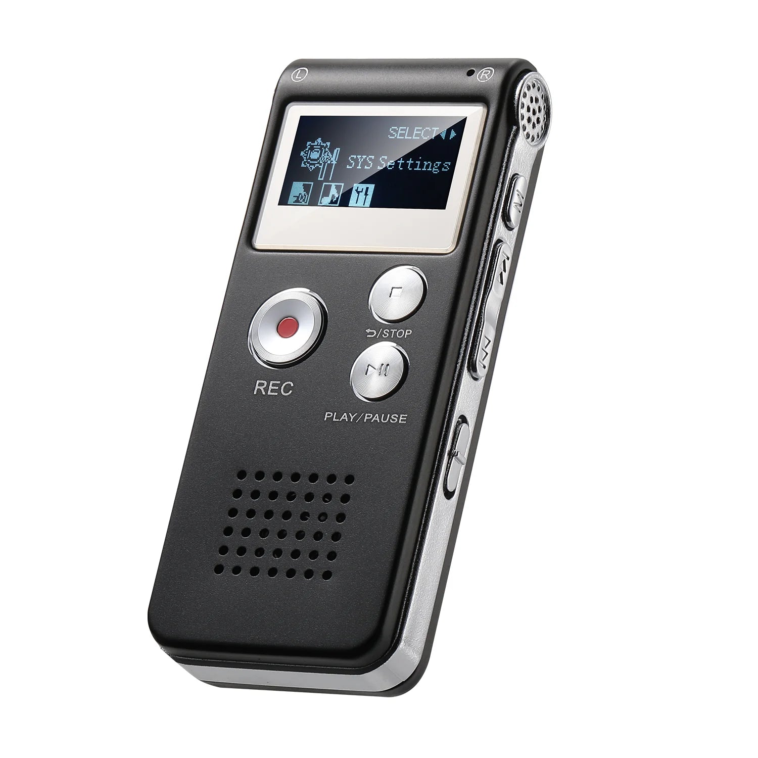 Digital voice-activated recorder