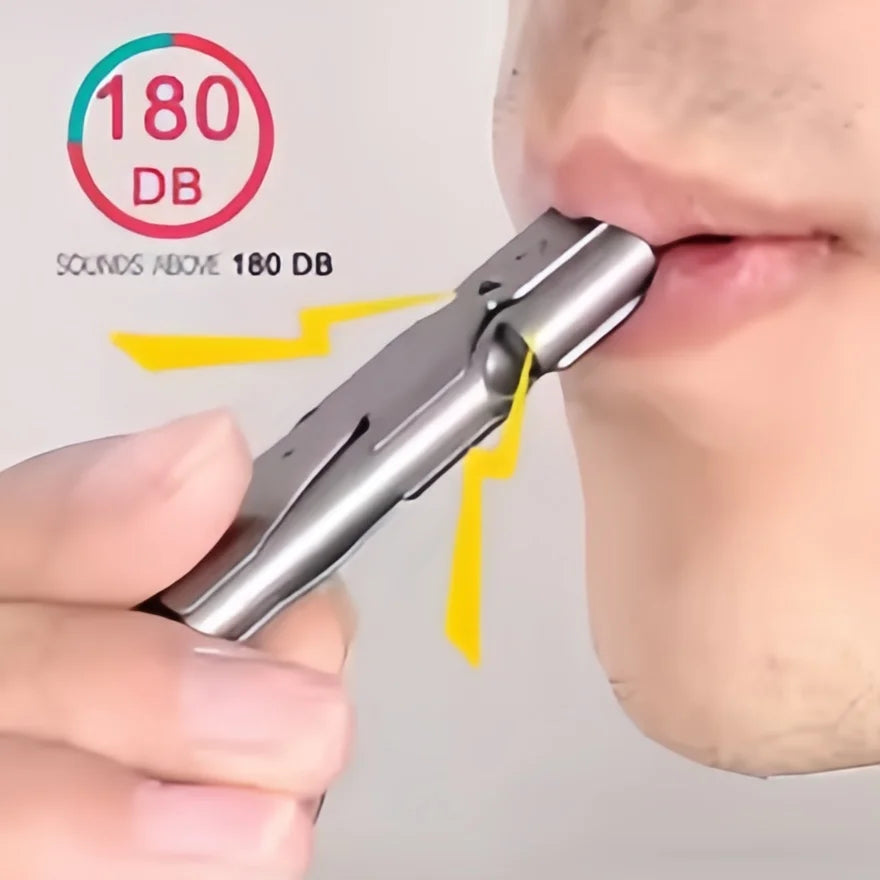 High-Decibel Survival Whistle Keychain, view 2