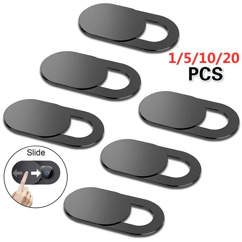 Sliding webcam cover 9 pack