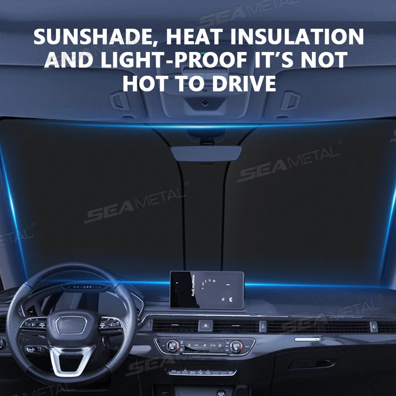 Sun shade reflective surface