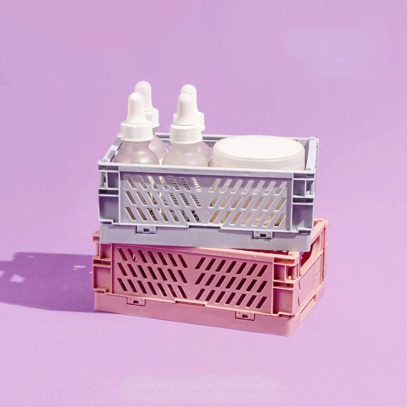 Crates stacked
