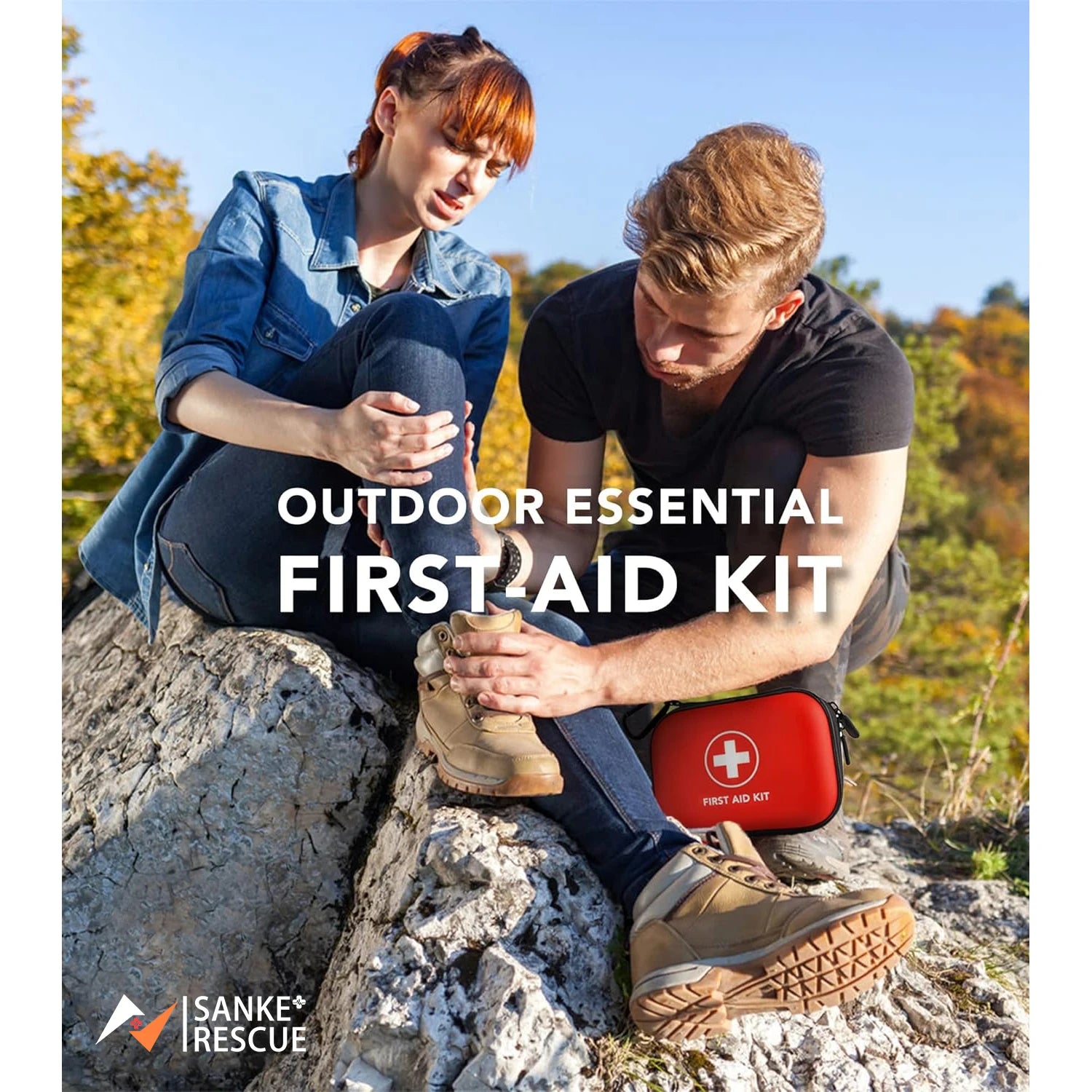 First aid kit interior compartments