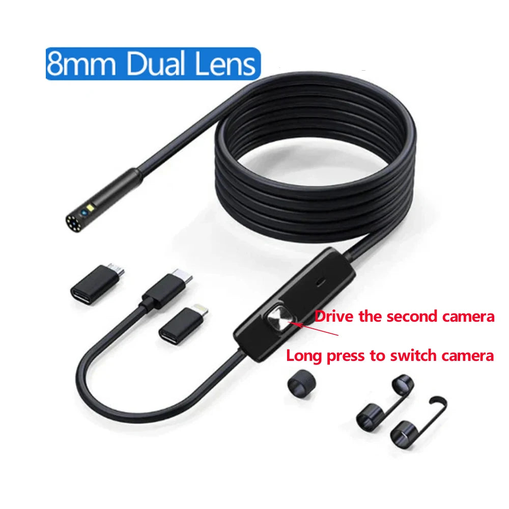 USB-C Borescope Inspection Camera, IP67